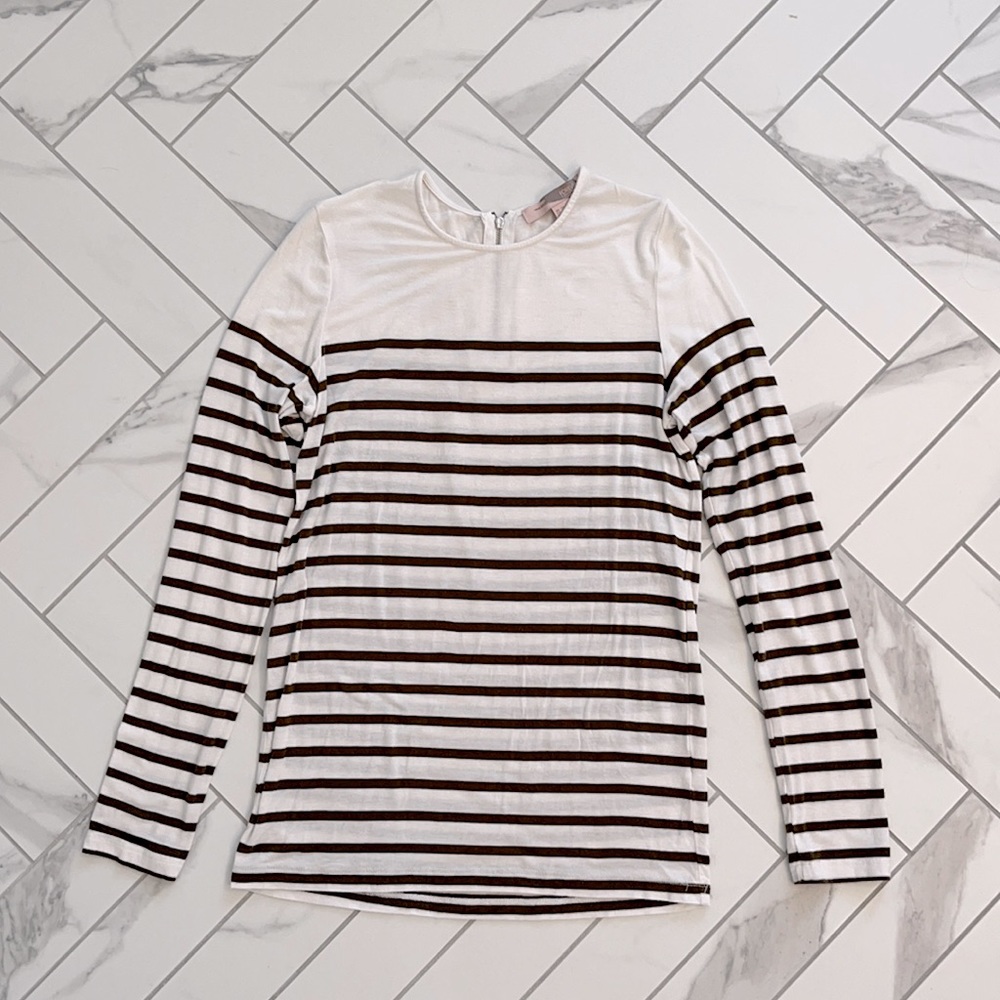 Striped long sleeve shirt